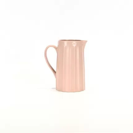 Pearl Embossed Pitcher - Cream