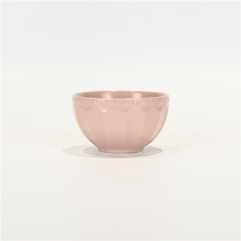 Pearl Embossed Bowl - Cream