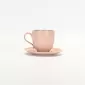 Pearl Embossed Cup And Saucer - Cream