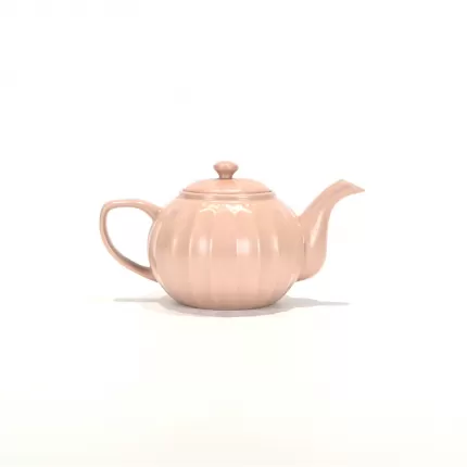 Pearl Embossed Teapot - Cream