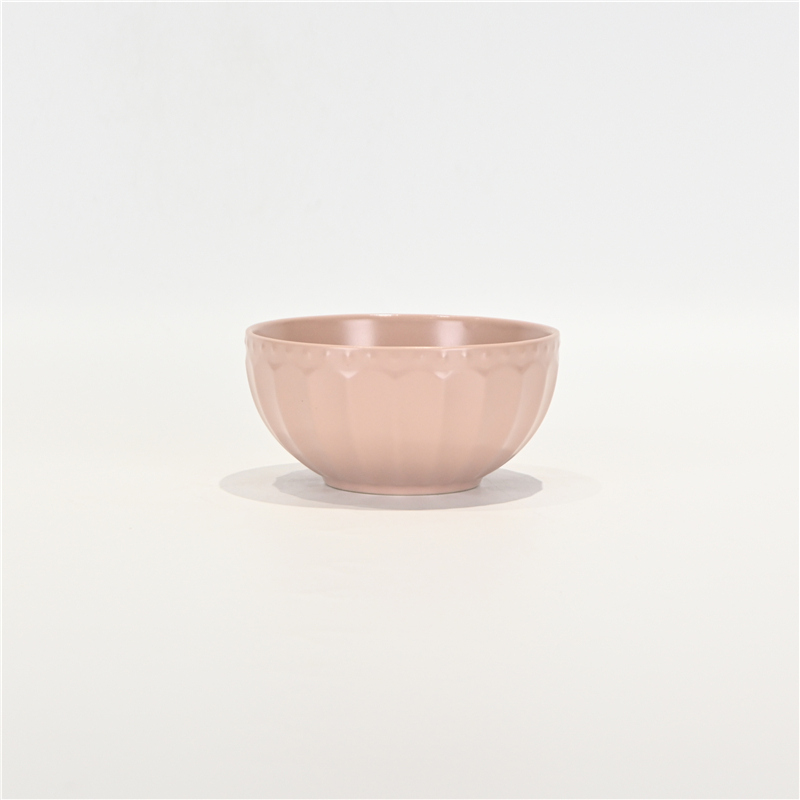 Pearl Embossed Bowl - Cream