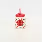 Cherry Letter Straw Cup
