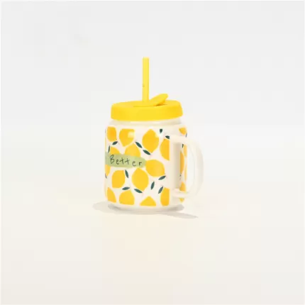 Lemon Letter Straw Cup