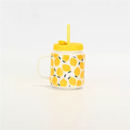 Lemon Letter Straw Cup