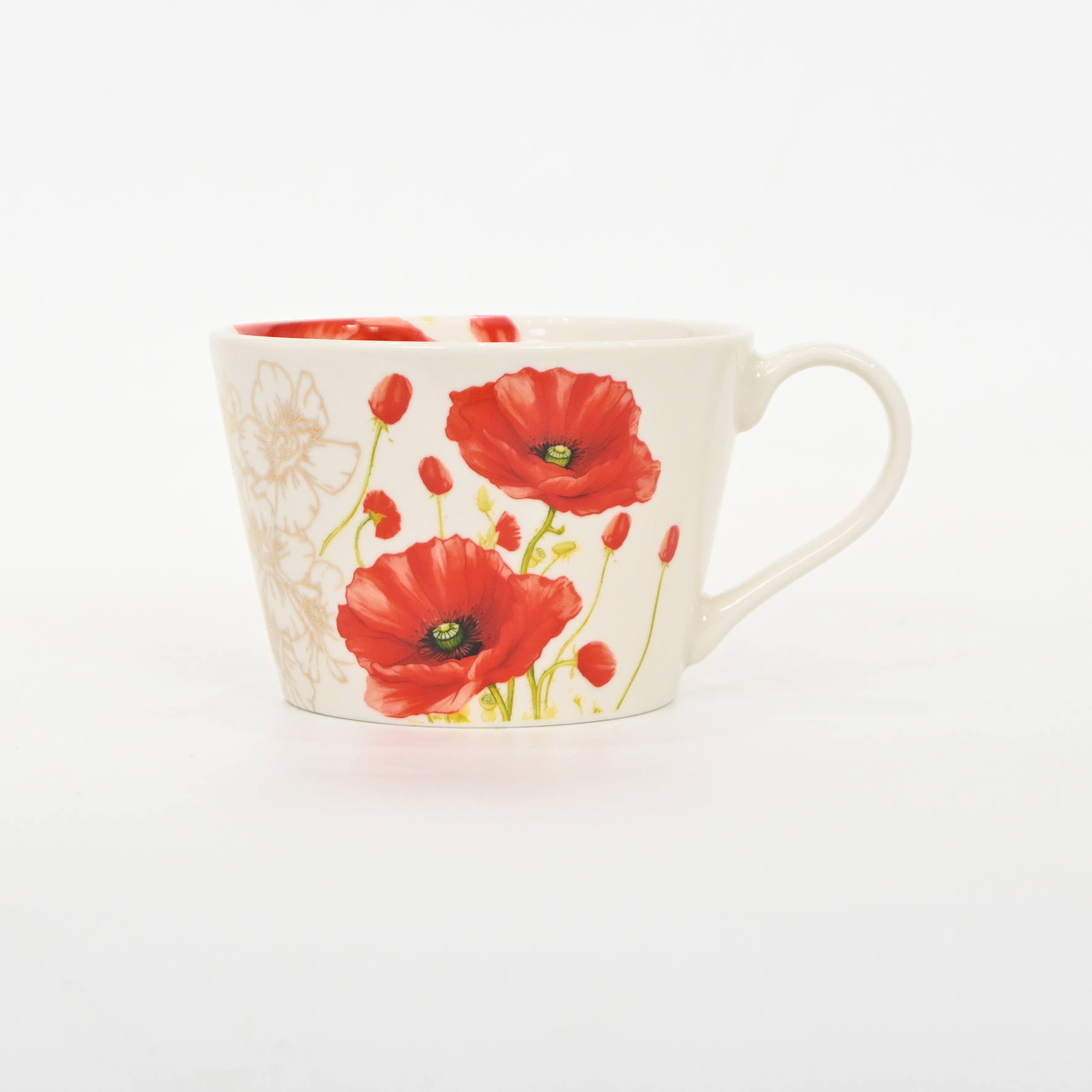 Floral Corner Mug