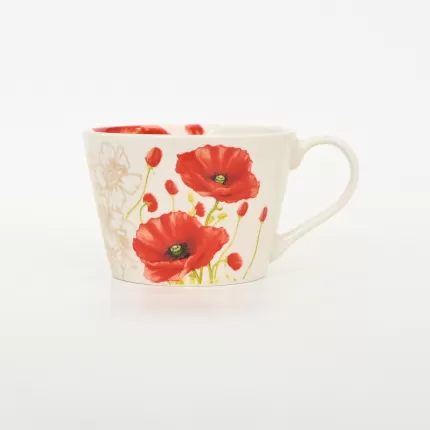 Floral Corner Mug