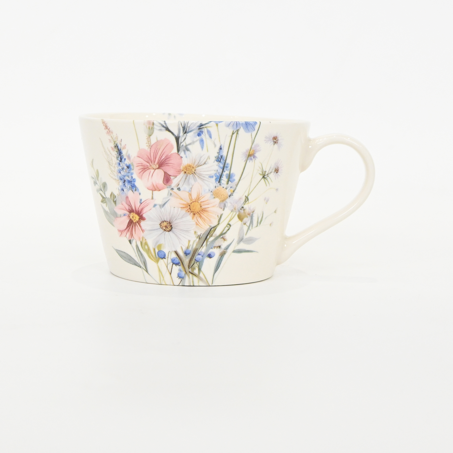Floral Corner Mug