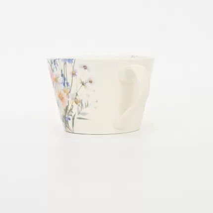 Floral Corner Mug