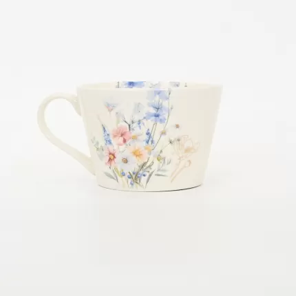 Floral Corner Mug