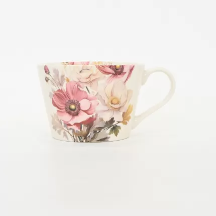 Floral Corner Mug