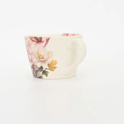 Floral Corner Mug