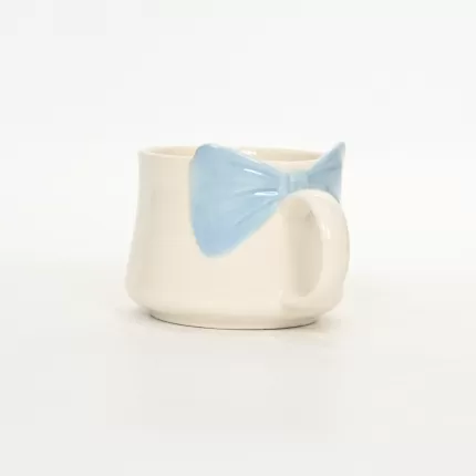 Bow Mug-baby blue