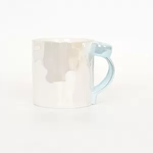 Bow Mug-pearl blue