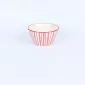 Geometric Bowl-red&pink