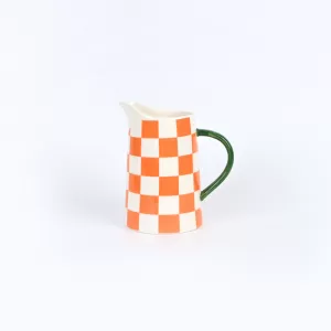 Geometric Teapot-orange&green