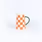 Geometric Teapot-orange&green