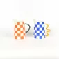 Geometric Teapot-yellow&blue