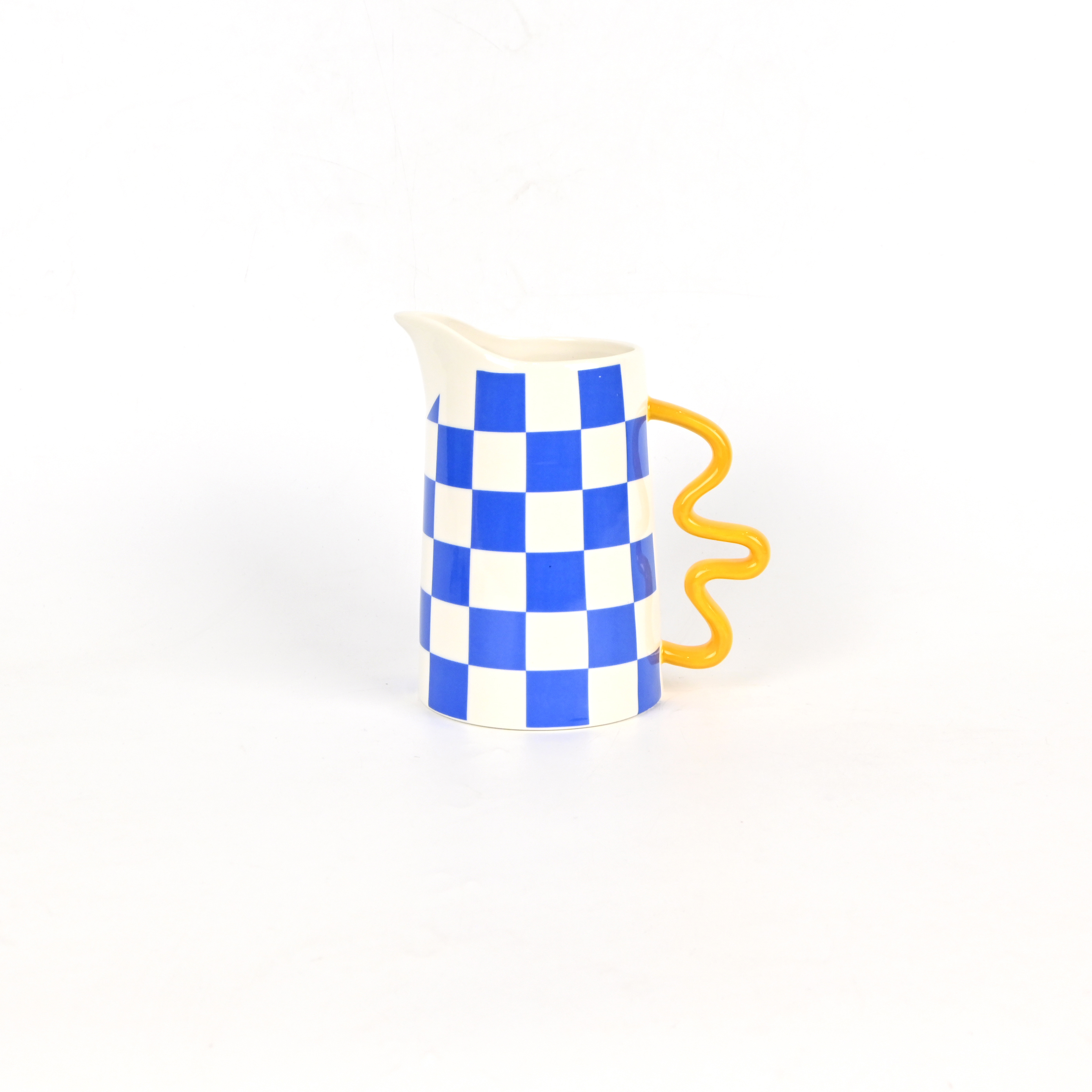 Geometric Teapot-yellow&blue