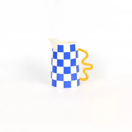 Geometric Teapot-yellow&blue