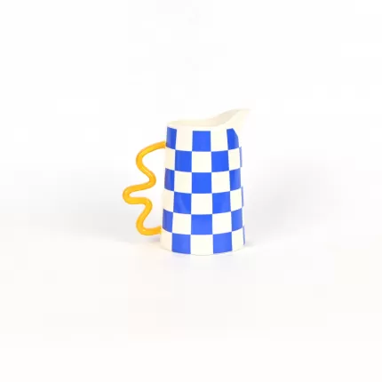 Geometric Teapot-yellow&blue