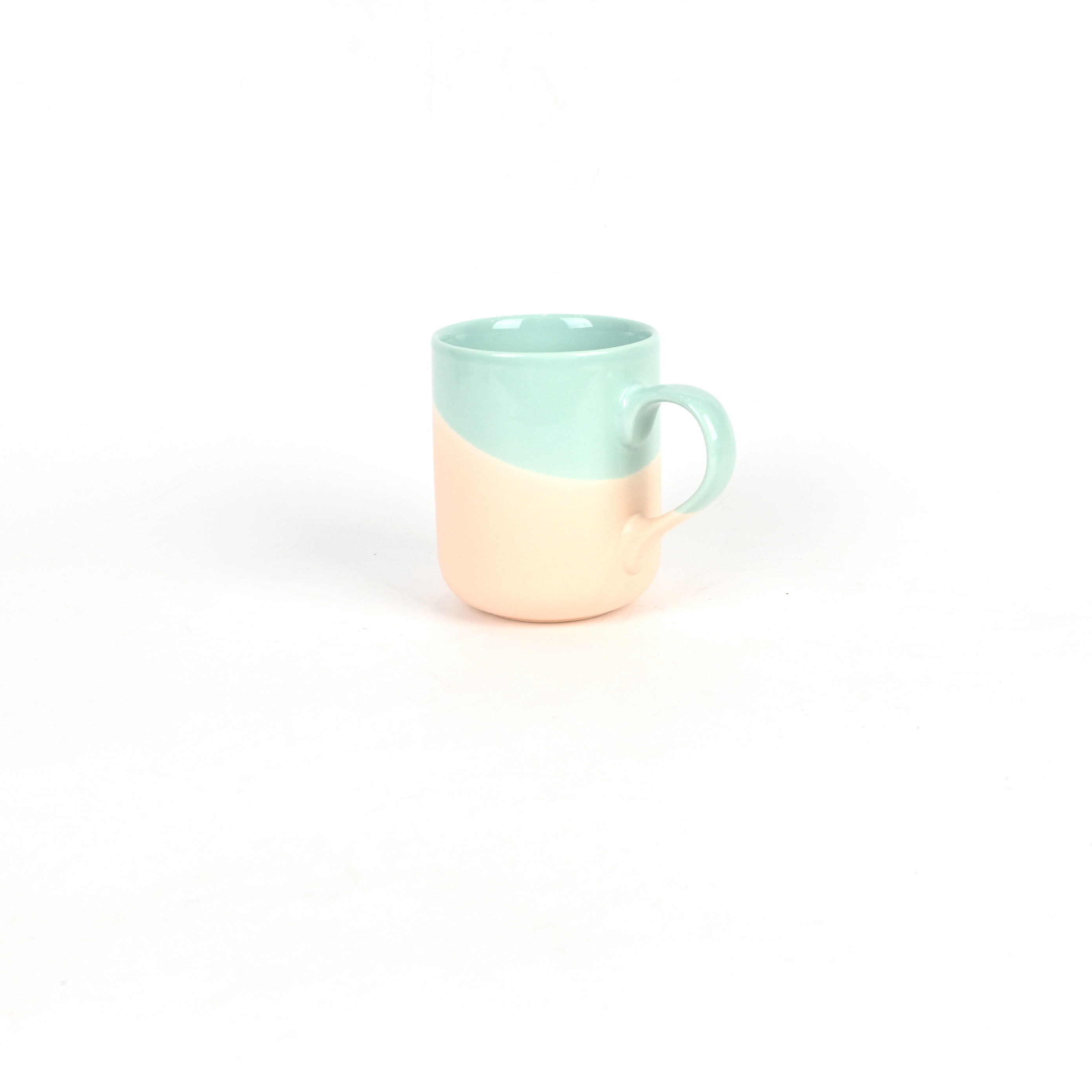 Balance·Two-color Mug-green&light brown