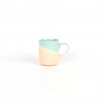 Balance·Two-color Mug-green&light brown