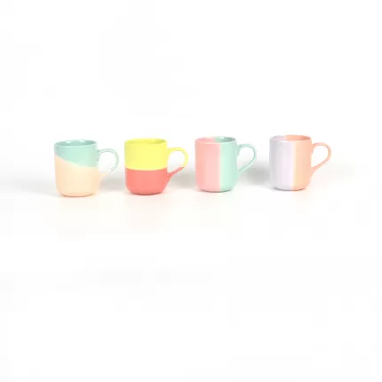 Balance·Two-color Mug-green&light brown