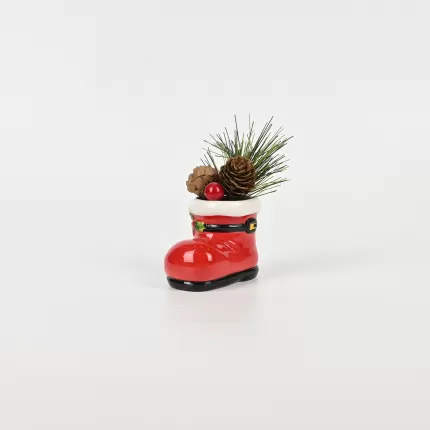 Christmas Boot Plant Ornament