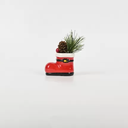 Christmas Boot Plant Ornament