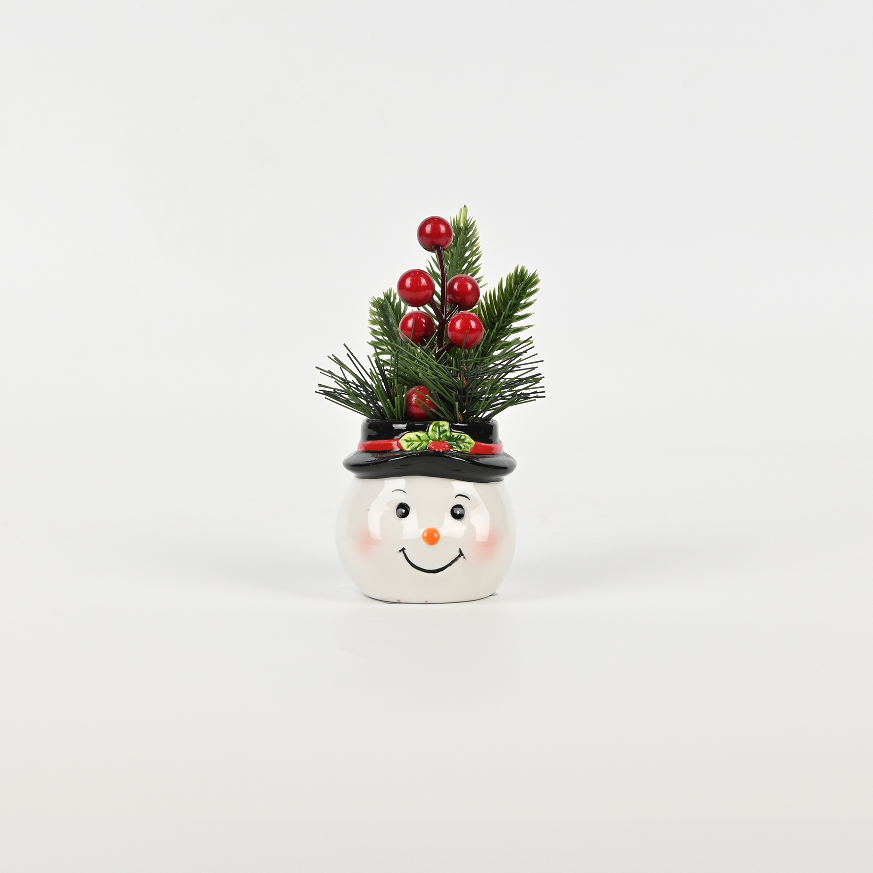 Christmas Snowman Plant Ornament