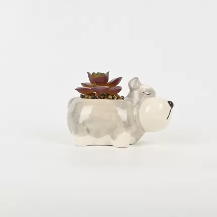 Cute Dog Succulent Ornament