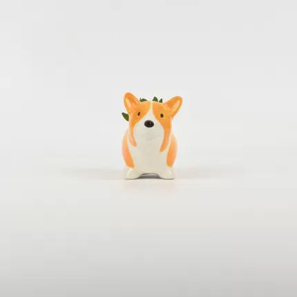 Cute Dog Succulent Ornament