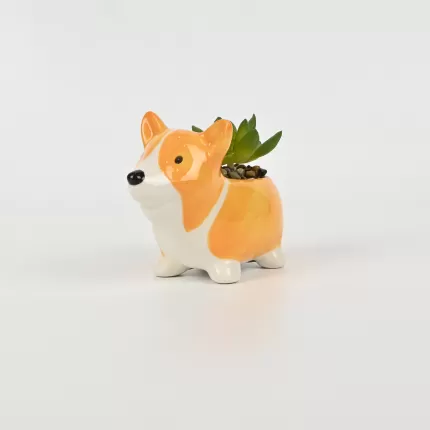 Cute Dog Succulent Ornament