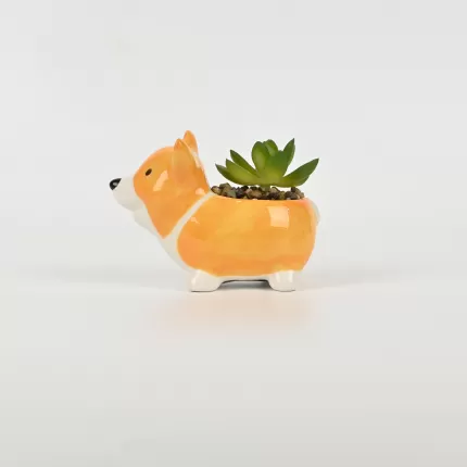 Cute Dog Succulent Ornament