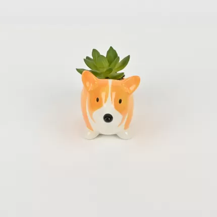 Cute Dog Succulent Ornament