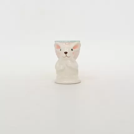 Bunny Backpack Egg Cup–pink&blue