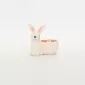 Bunny Egg Cup-orange pink