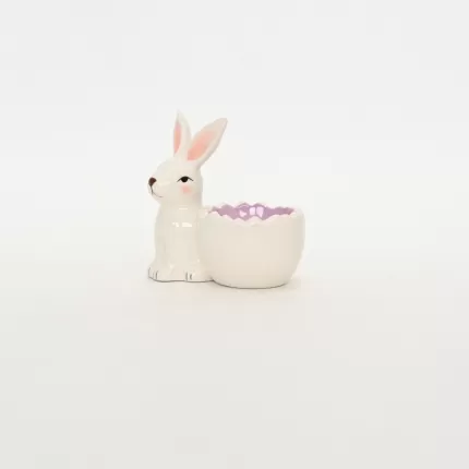 Bunny Egg Cup-purple