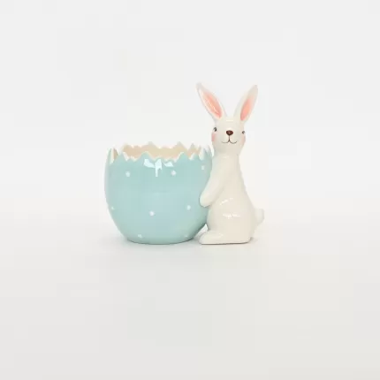 Bunny Egg Cup-blue