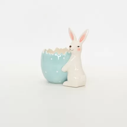 Bunny Egg Cup-blue