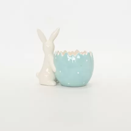 Bunny Egg Cup-blue