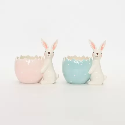 Bunny Egg Cup-blue