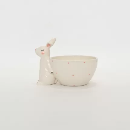 Bunny Bowl-white