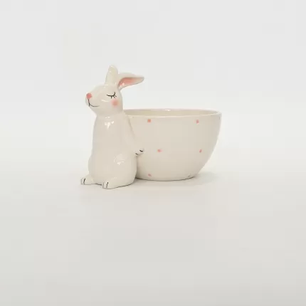 Bunny Bowl-white