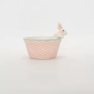 Bunny Backpack Bowl-pink