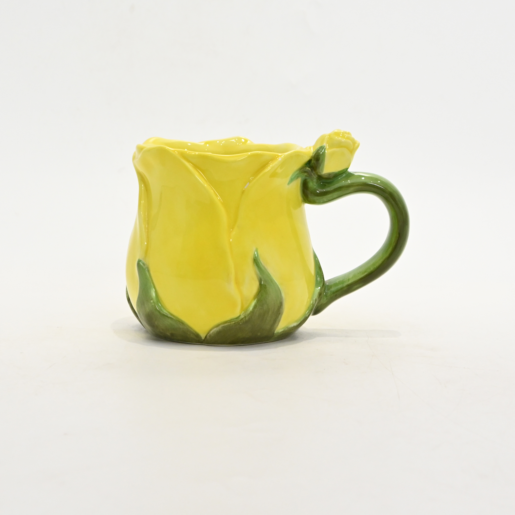 Flower Mug-yellow