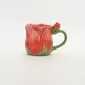 Flower Mug-red