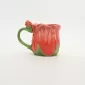 Flower Mug-red