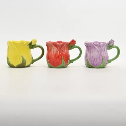Flower Mug-purple