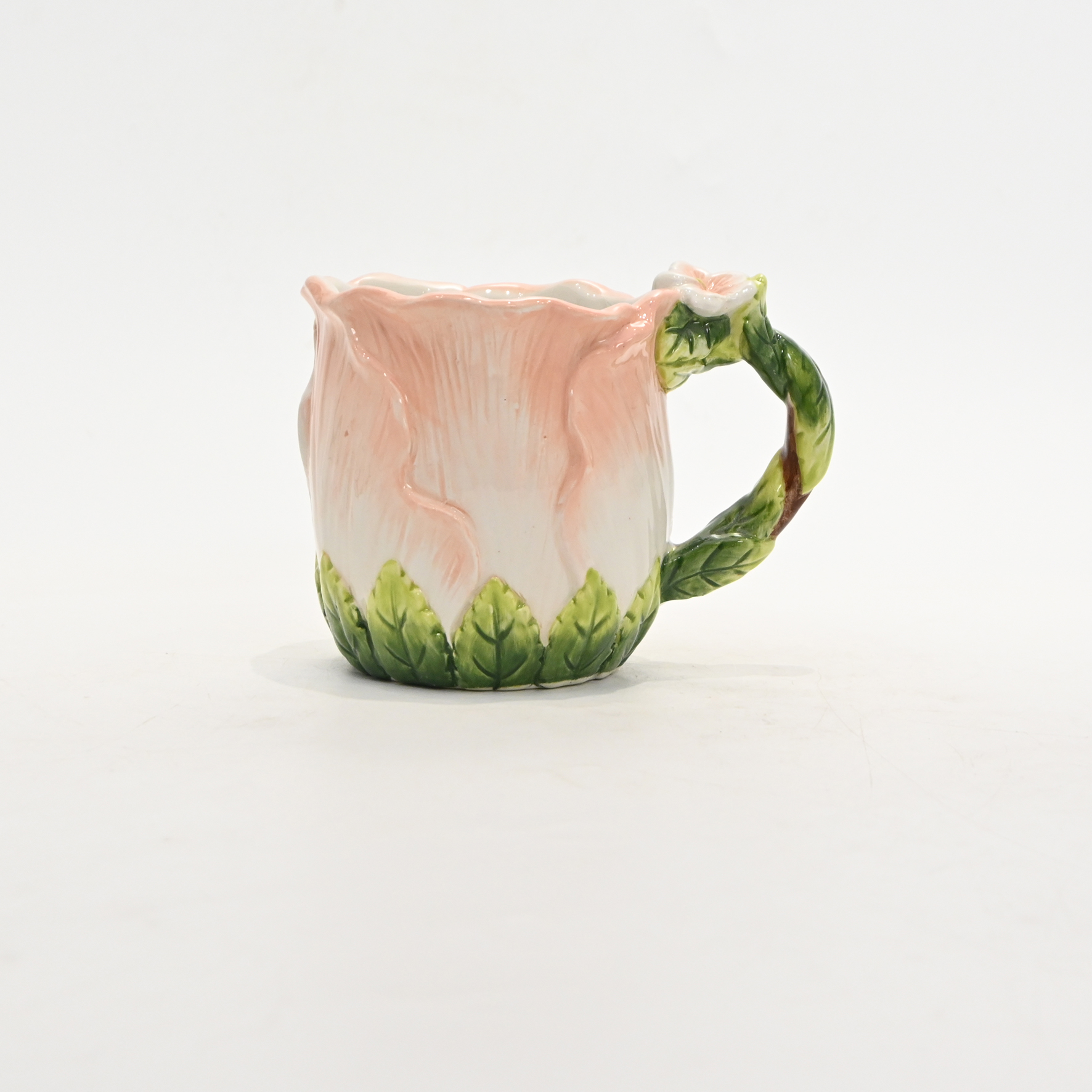 Flower Mug-white powder